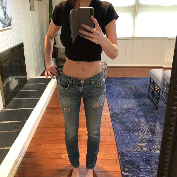 Rag & Bone distressed jeans (can fit 26-30) - Picture 6 of 8